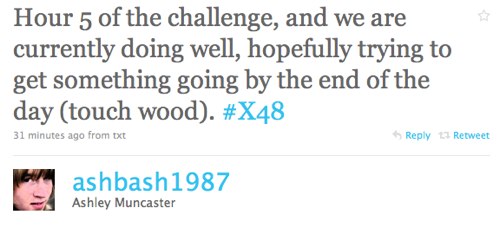 Twitter _ Ashley Muncaster_ Hour 5 of the challenge, a ...